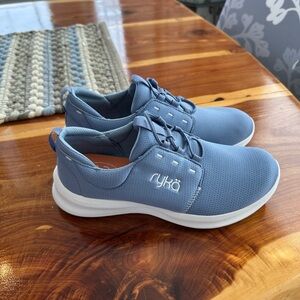 Ryka Light Blue Slip-On Athletic Sneakers